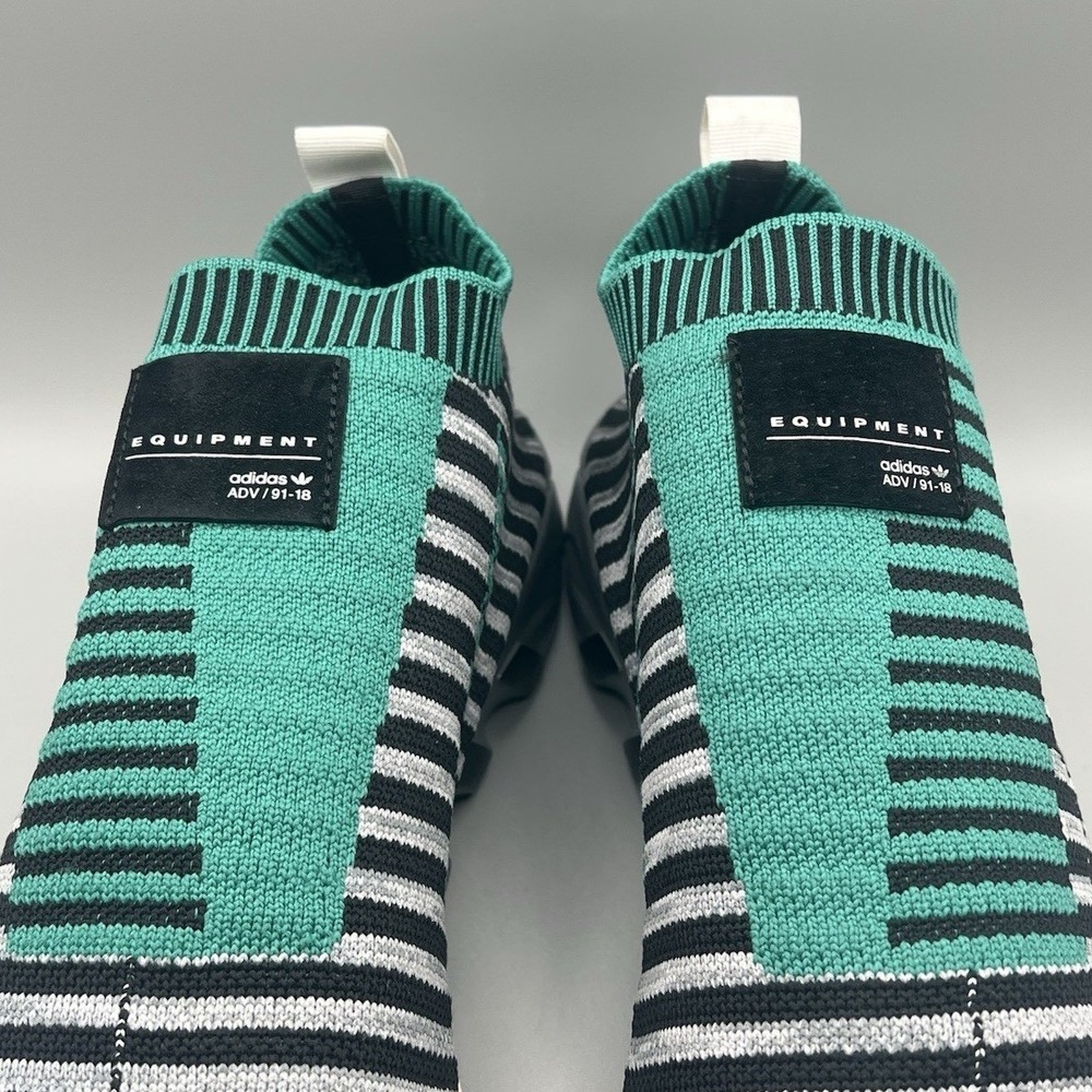 Adidas EQT Support SK PK Gray And Green Slip On Runner - Men's Size 13 USED - Picture 5 of 9